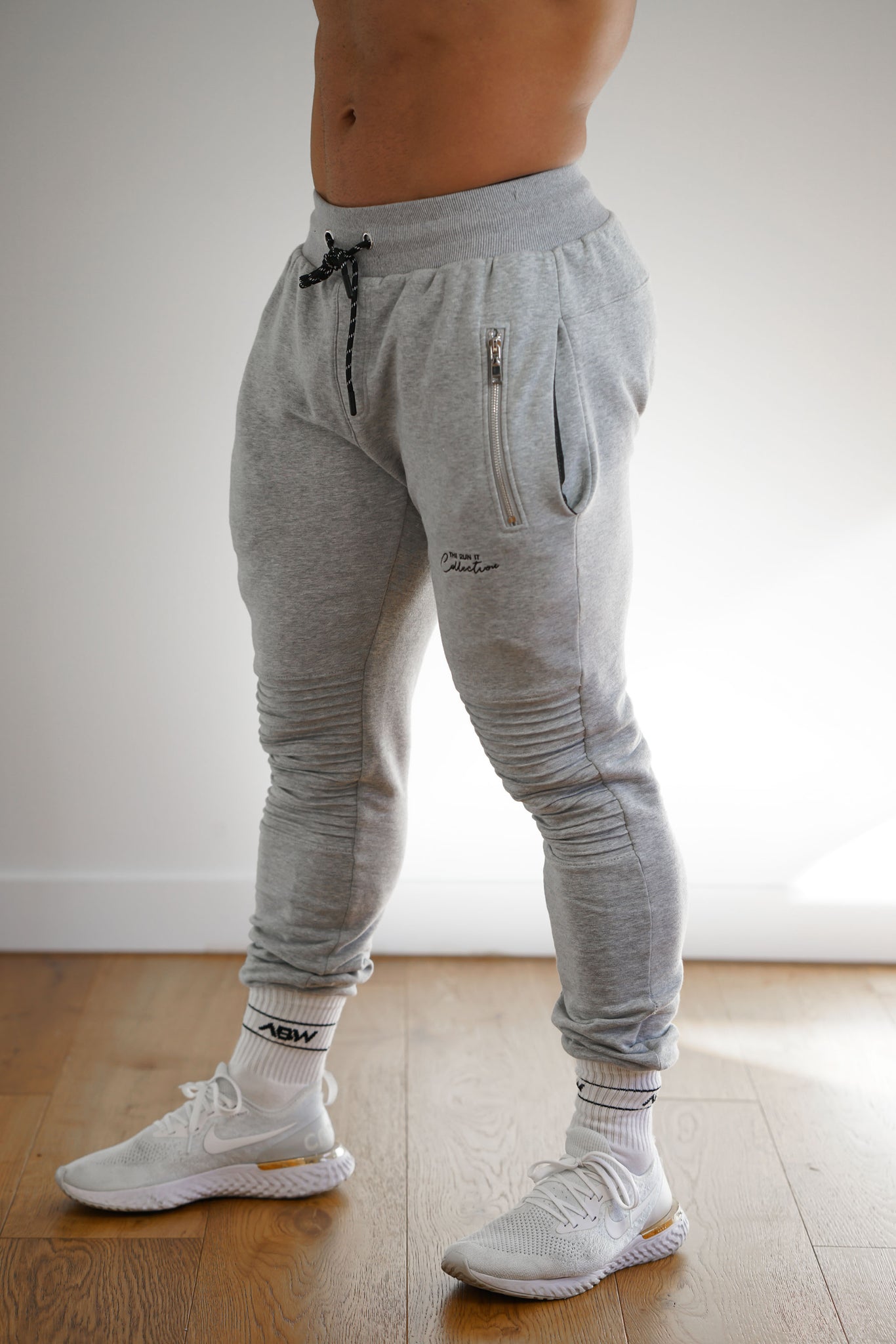 Fleece Track Pants - Grey