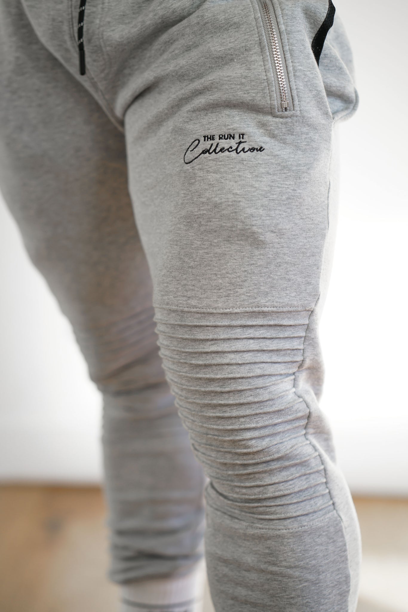 Fleece Track Pants - Grey