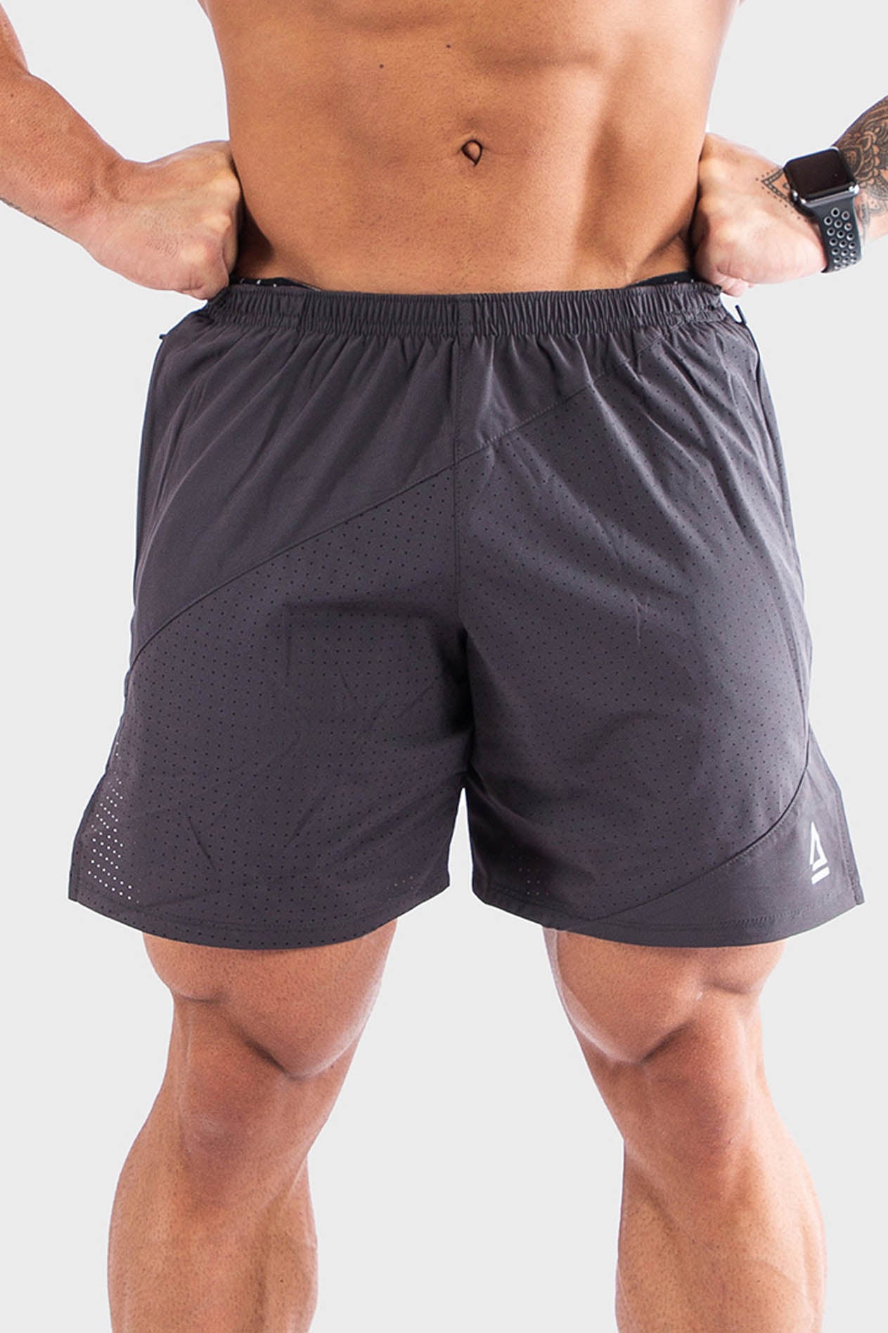 Mid Shorts-S-Grey-ABW STORE