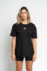 Ladies Oversized T-Shirt-XS-Black-ABW STORE